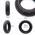 Pneu plein Ruvera 10x2,5-6,1 / B34 - points rouges [Nedong] – Image 4