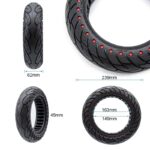 Pneu plein Ruvera 10x2,5-6,1 / B44 - points rouges [Nedong] – Image 4