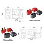 Connecteur T-DEAN Amass avec protecteur - 5M/5F – Image 4