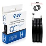 Câble de frein noir de 1,95 m