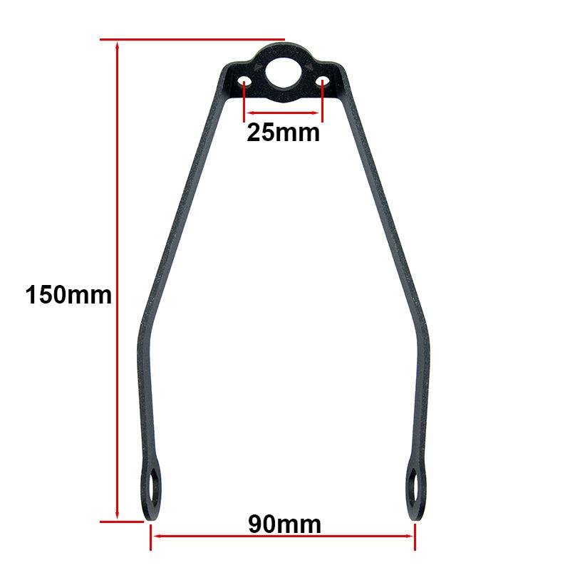 10040 Support de garde-boue arrière pour Xiaomi Mi4 lite (1st Gen) – Image 1