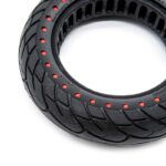Pneu plein Ruvera 10x2,5-6,1 / B34 - points rouges [Nedong]