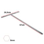 Clé Allen Premium M10/58cm pour potence Urbanglide – Image 2