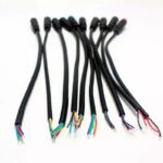 Connecteur étanche 8mm 2 broches - 5F - Connecteur étanche 8mm 2 broches - 5M