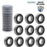 Roulement à billes 6003RS - 10 pièces – Image 4