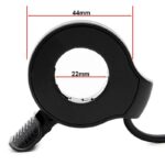 Accélérateur avec connecteur SM 1,8M noir