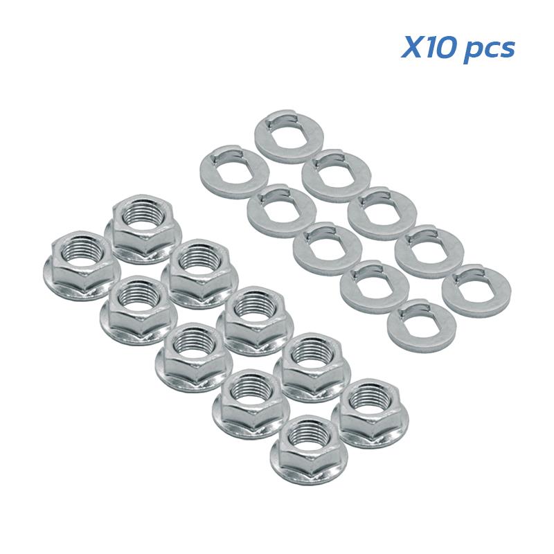 12377 Rondelle et écrou M10 moteur pour Xiaomi - 10 pièces – Image 1