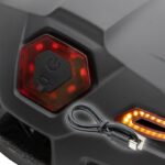 Casque CP04 noir M avec clignotant – Image 9