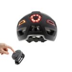 Casque CP04 noir M avec clignotant - Casque CP04 noir L avec clignotant – Image 7