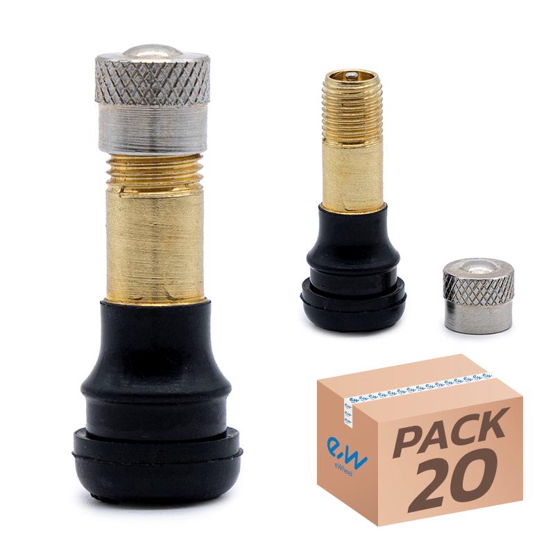 13824 Valve tubeless droite 32mm (joint de pression) - PVR40 - 20pcs – Image 1