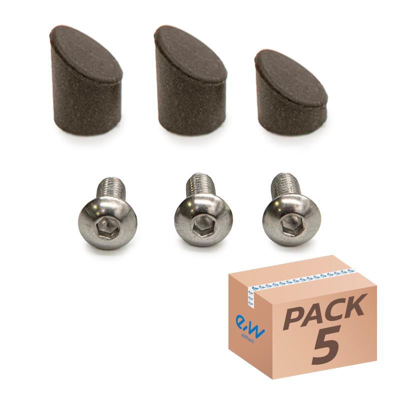 13830 Capuchon noir pour garde-boue arrière GX2.0 Xiaomi - 5pcs – Image 1