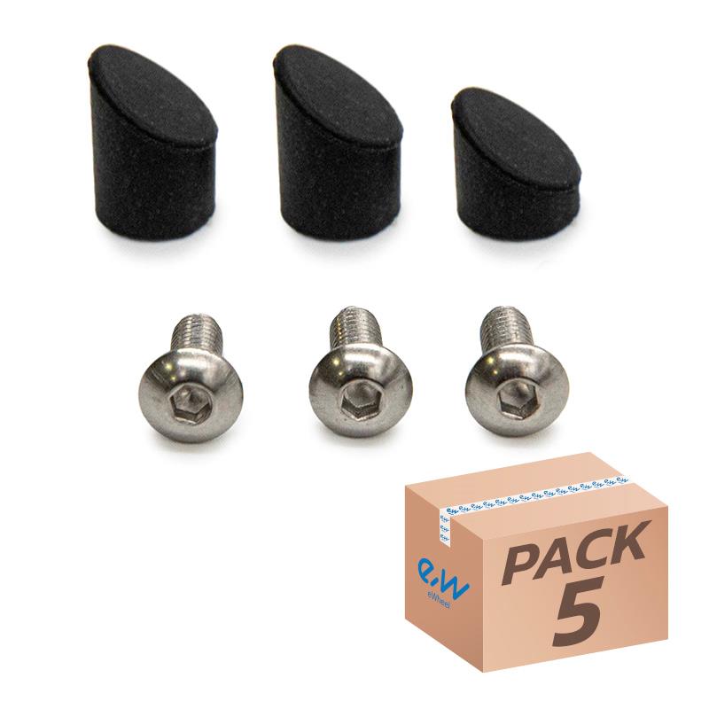 13833 Capuchon noir pour garde-boue arrière GX1.0 Xiaomi - 5pcs – Image 1