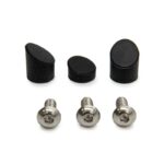 Capuchon noir pour garde-boue arrière GX1.0 Xiaomi - 5pcs – Image 2