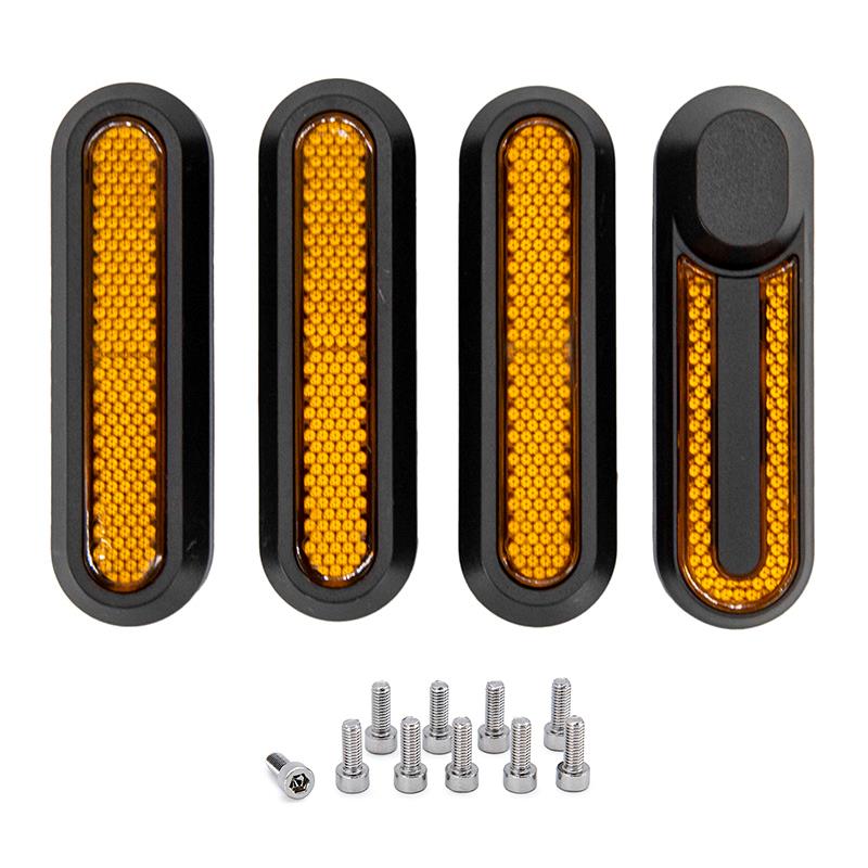 14089 Catadioptre noir avec réflecteur jaune pour Xiaomi – Image 1