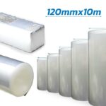 Gaine thermorétractable transparente 120mm 10M
