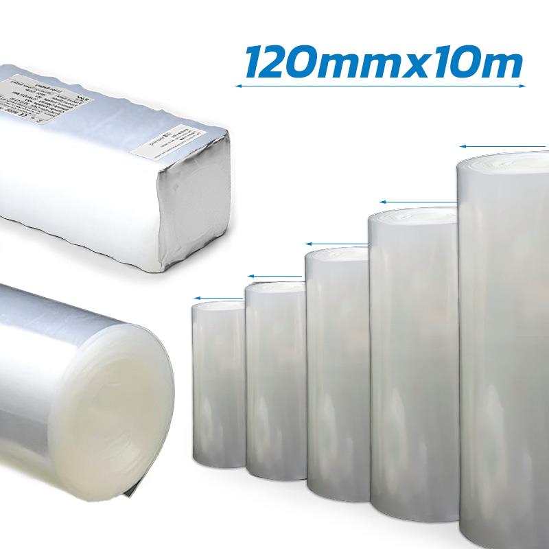 14125-4 Gaine thermorétractable transparente 120mm 10M - Gaine thermorétractable transparent 200mm 10M – Image 1