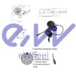 Display QS-S4 6 broches avec accélérateur au pouce