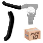 Cache en silicone pour poignée de frein - noir - 10pcs – Image 2