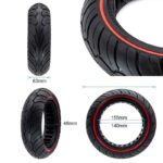 Pneu plein ultraléger 9,5x2,5 rouge pour NIU – Image 4