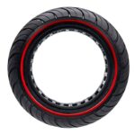 Pneu plein ultraléger 9,5x2,5 rouge pour NIU – Image 2