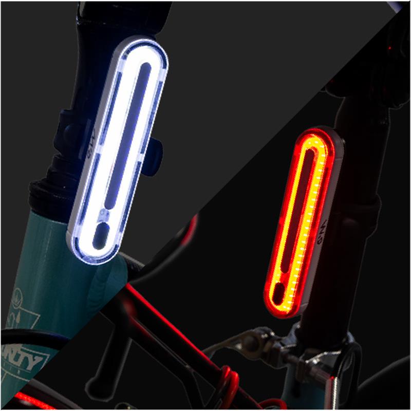 15475 Kit de feux avant et arrière LED rechargeables haute puissance EWL002 – Image 1