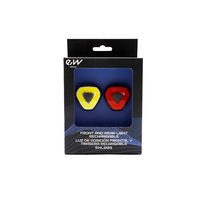15558 Kit de feux avant et arrière rechargeables à LED haute puissance EWL003 – Image 1