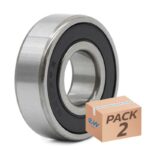 Roulement à billes 6203RS - 2pcs – Image 2