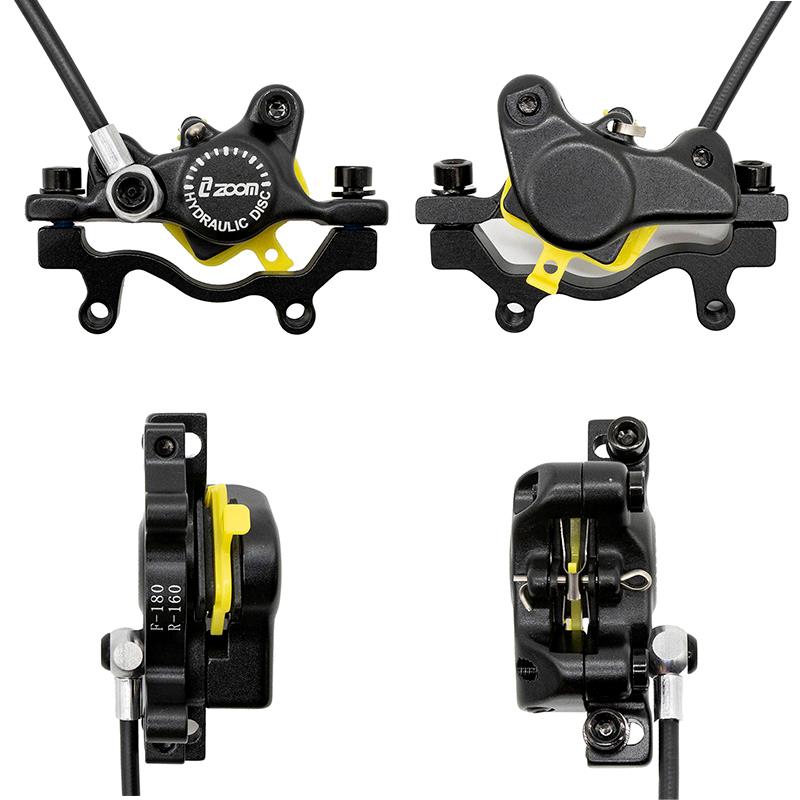 16176 Etrier de frein arrière L hydraulique noir ZOOM CR3 – Image 1