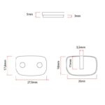 Plaquette de frein RS003-R en résine - 2pcs - Plaquette de frein RS003-S sintérisée - 2pcs – Image 3