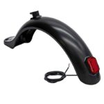 Garde-boue arrière GB5 noir avec lumière - 4 vis
