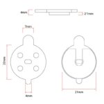 Plaquette de frein CT001-R en résine pour NIU - 2pcs – Image 2