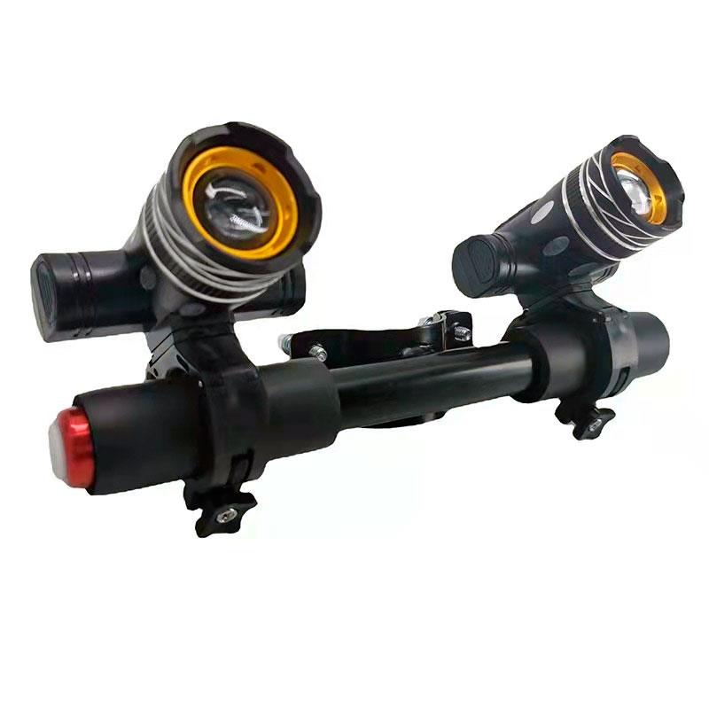 1645-12 Phares LED rechargeables avec guidon – Image 1