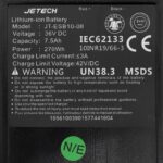 Batterie  36V 7,5A/h pour Urbanglide 100XS/100S/100MAX/100 PRO2/350CT/350MAX – Image 2
