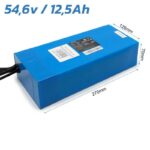 Batterie  48V 12,5A/h pour Urbanglide ECROSS PRO BOOST Dual Motor/Smartgyro CROSSOVER