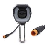 Phare LED avec klaxon noir 12-72v avec connecteur étanche – Image 4