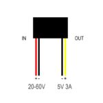 Convertisseur DC 20-60V vers 5V 3A [Fulree] – Image 2