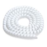 Gaine protége câbles blanc - 110cm - Gaine protége câbles noir - 110cm – Image 4