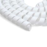 Gaine protége câbles blanc - 110cm - Gaine protége câbles jaune - 110cm
