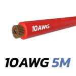 Câble rouge 10 AWG - 5M – Image 2