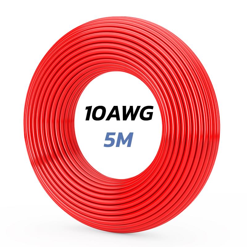 18214 Câble rouge 10 AWG - 5M – Image 1