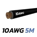 Câble noir 10 AWG - 5M – Image 2