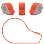 Cache en silicone rouge pour accélérateur - 10pcs – Image 2