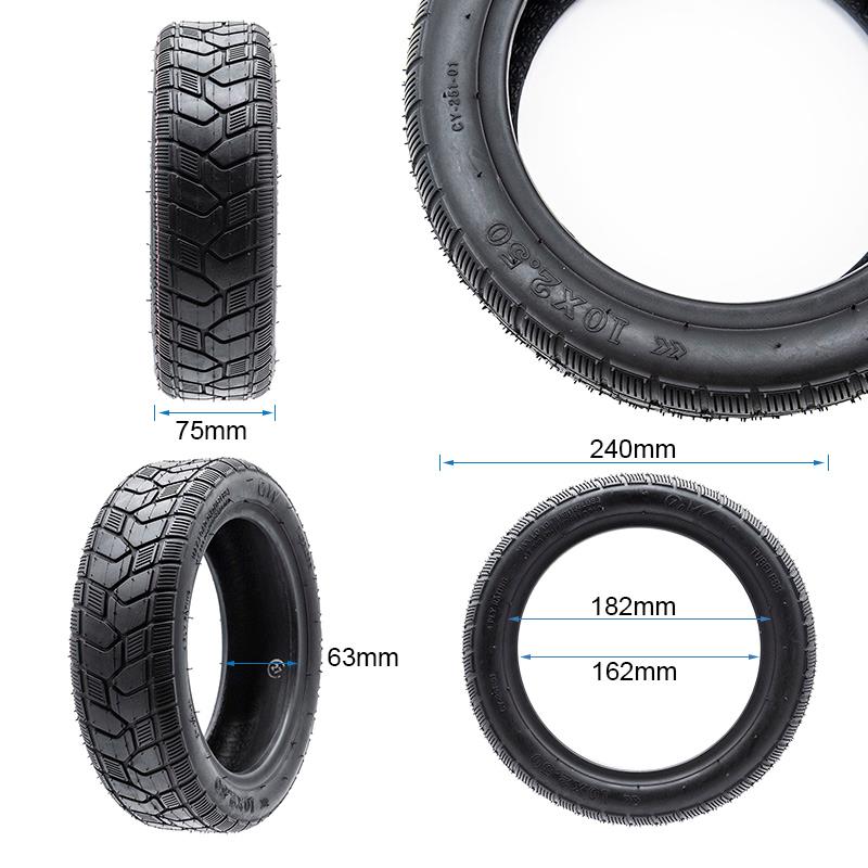 18394 Pneu Tubeless Cityroad 10X2,5-6,5/B60 – Image 1