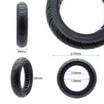Pneu plein ultraléger 9,2x2 - ligne noire – Image 4