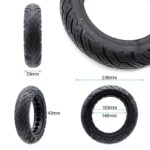 Pneu plein 10x2,5-6,5/B43 (60/70-6,5) - Compatible avec Ninebot G30