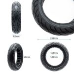 Pneu plein ultraléger 10x2,5-6,5/B44 - ligne noire – Image 3