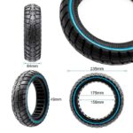 Pneu plein ultraléger Offroad 60/70-7/B50 - ligne bleue [Ewheel] – Image 4
