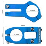Potence pour guidons de 31,8mm EWPM-001 bleu – Image 3