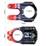 Potence pour guidons de 31,8mm EWPM-002 noir-rouge – Image 4