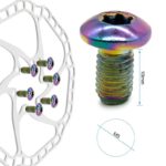 Boulon de disque de frein M5x10 multicolore - 12 pcs. - Vis verte M5x10 pour disques de frein - 12 pcs. – Image 2